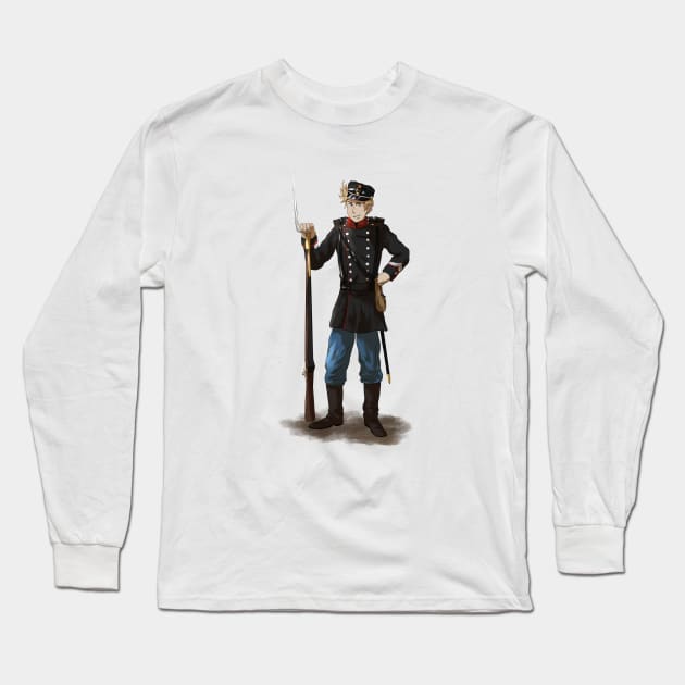 Hetalia Denmark 1864 Long Sleeve T-Shirt by Silentrebel